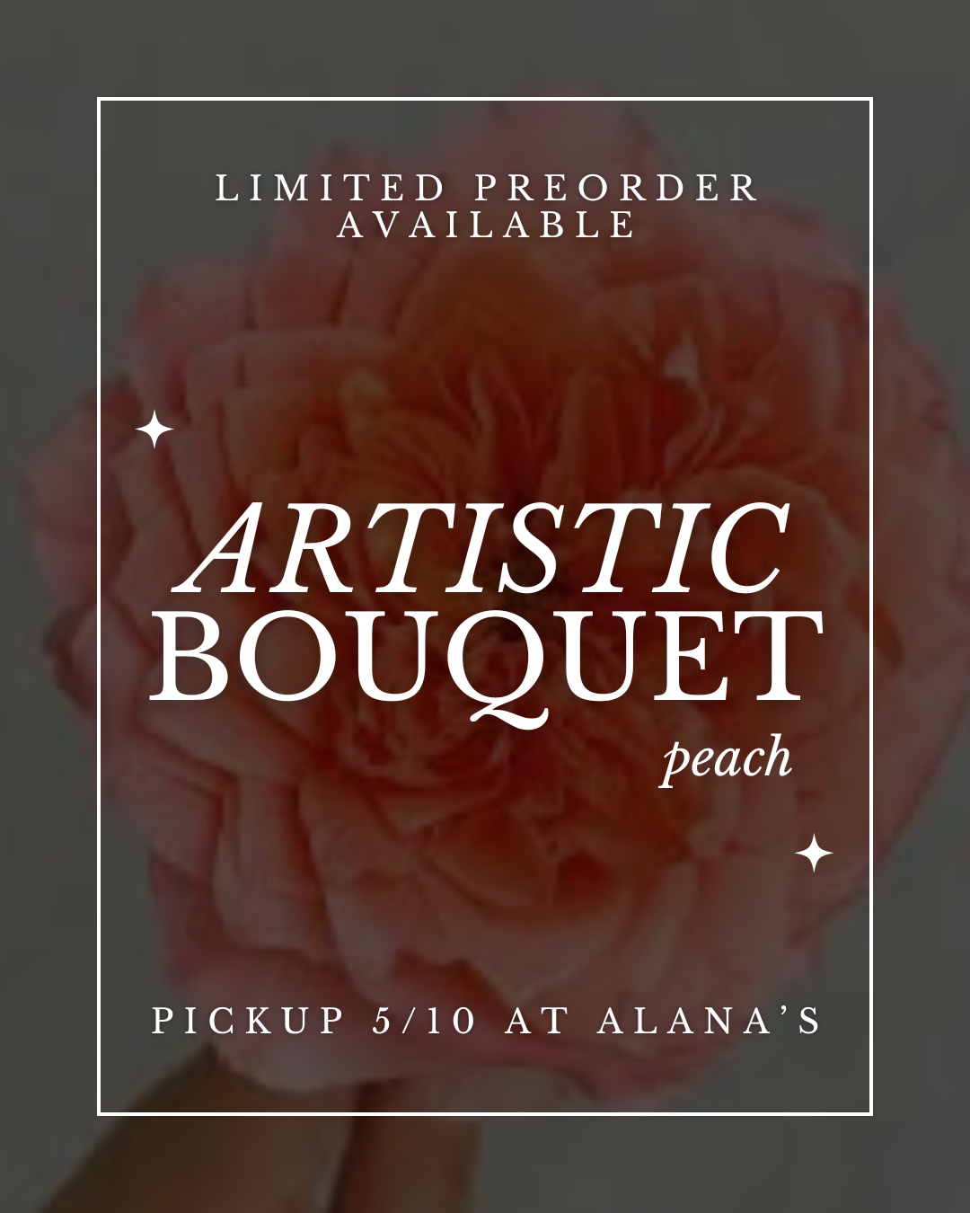 Artistic Bouquet, Peach