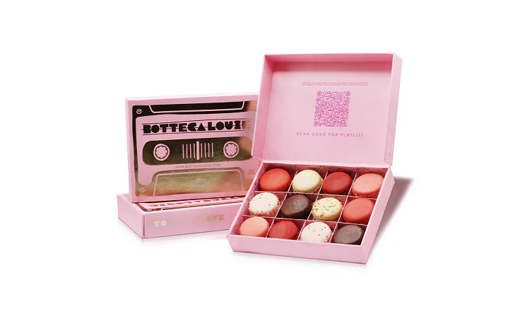 Bottega Louie Casette 12 Macarons and Playlist